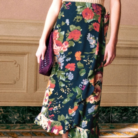 Sezane Melaine Skirt in Trianon Print size 34 - Picture 3 of 10